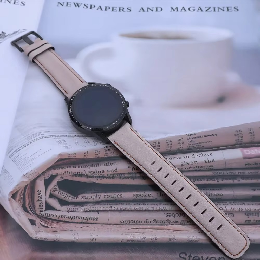 Smartwatch Vintage Watches For Women - 20mm 22mm Vintage Leather Strap for