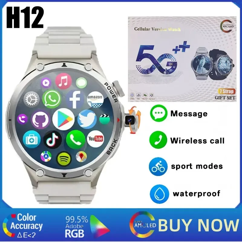 Smartwatch Watches Price - H12 4G LTE Android Smartwatch 1.6