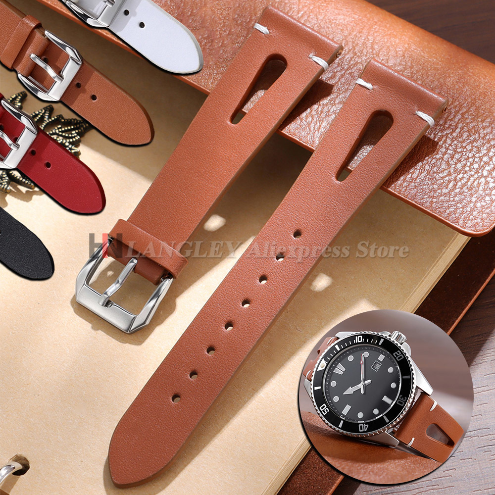Smartwatch Vintage Watches For Women - Vintage Genuine Leather Watch Band 20mm
