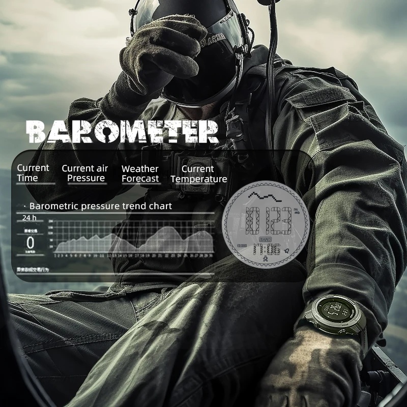 NORTH EDGE VERTICO Altimeter B - Altimeter Compass Watch ulasan dan harga