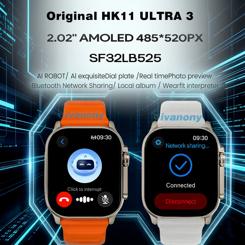 New Smart Watch HK11 Ultra 3 4 - Smartwatch Watches For Girls ulasan dan harga