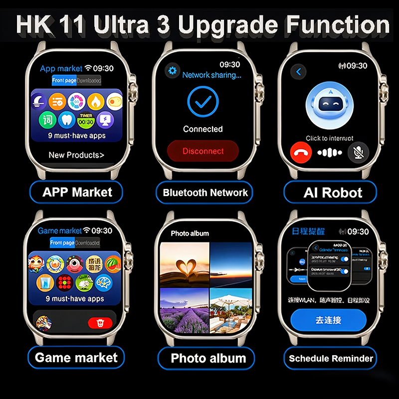 New Watch HK11 Ultra 3  Smart  - Smartwatch Watches For Women With Gps ulasan dan harga