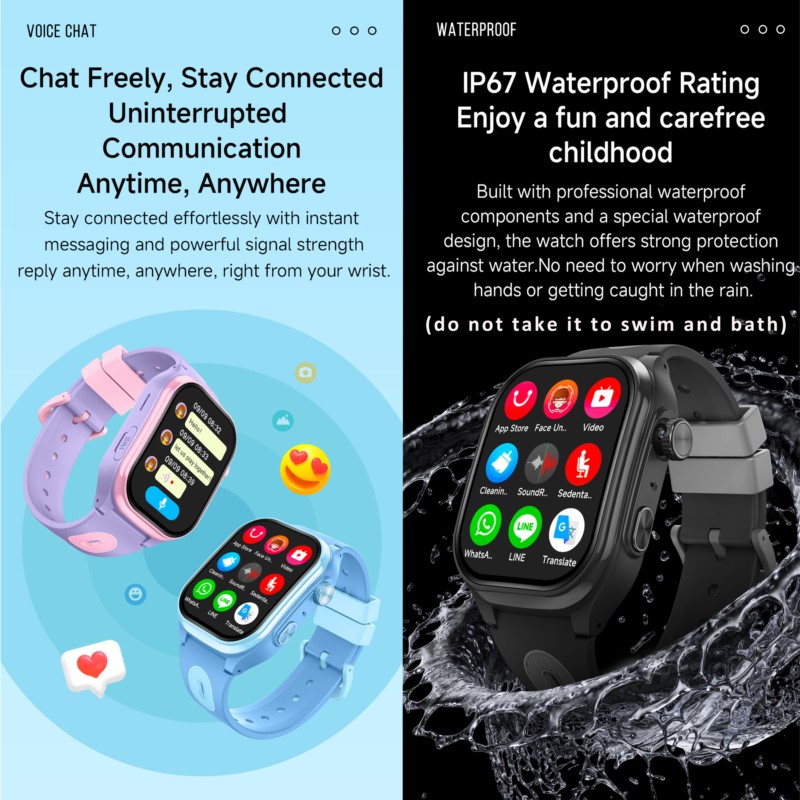 4G Smart Watch Kids 2.0 Inch H - Smartwatch Watches For Kids With Gps ulasan dan harga