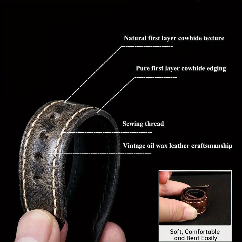 20mm 22mm Vintage Leather Stra - Smartwatch Vintage Watches For Women ulasan dan harga
