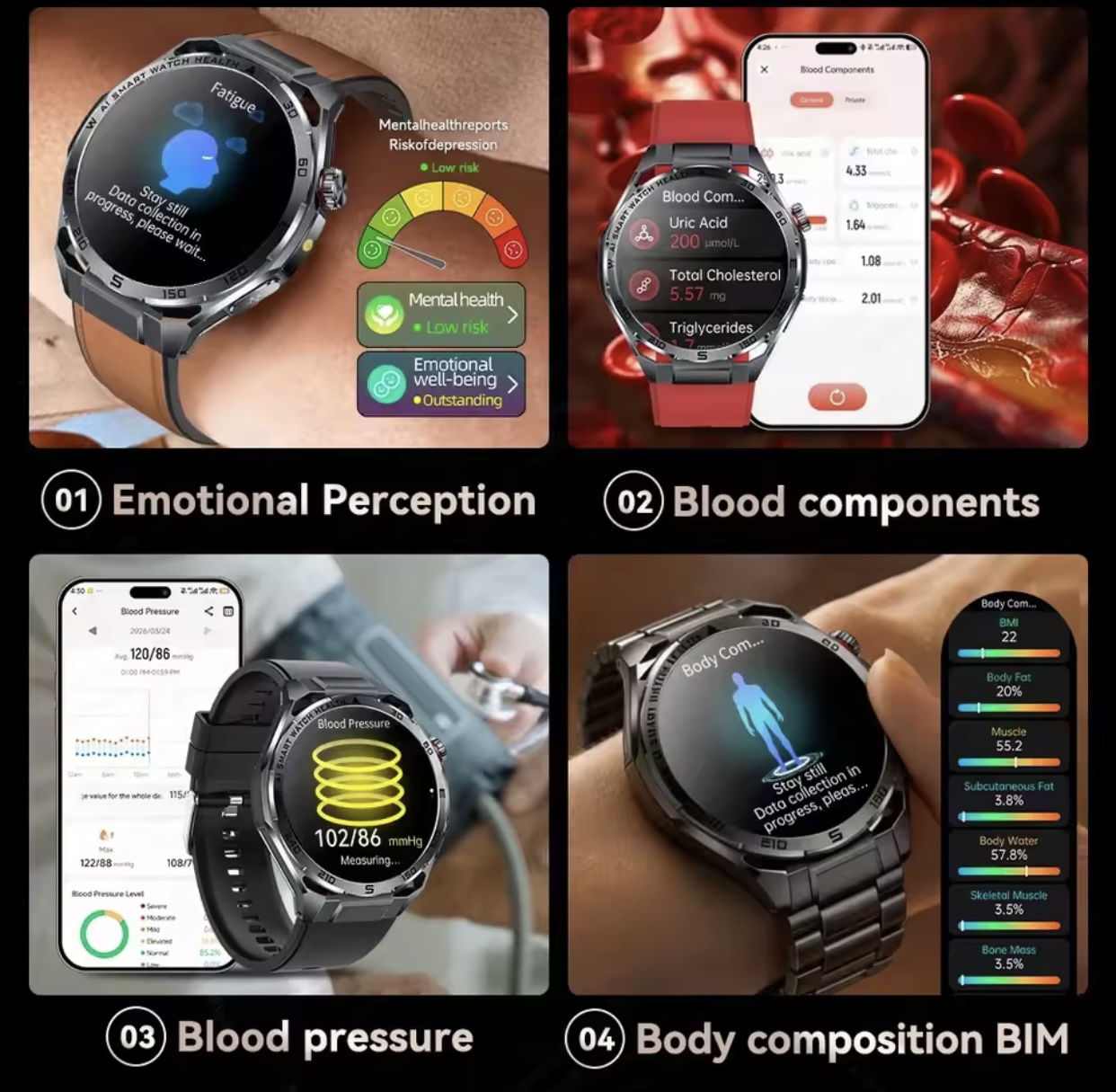 ECG High-end Health Smart Watc - Watches Ladies Smartwatch ulasan dan harga
