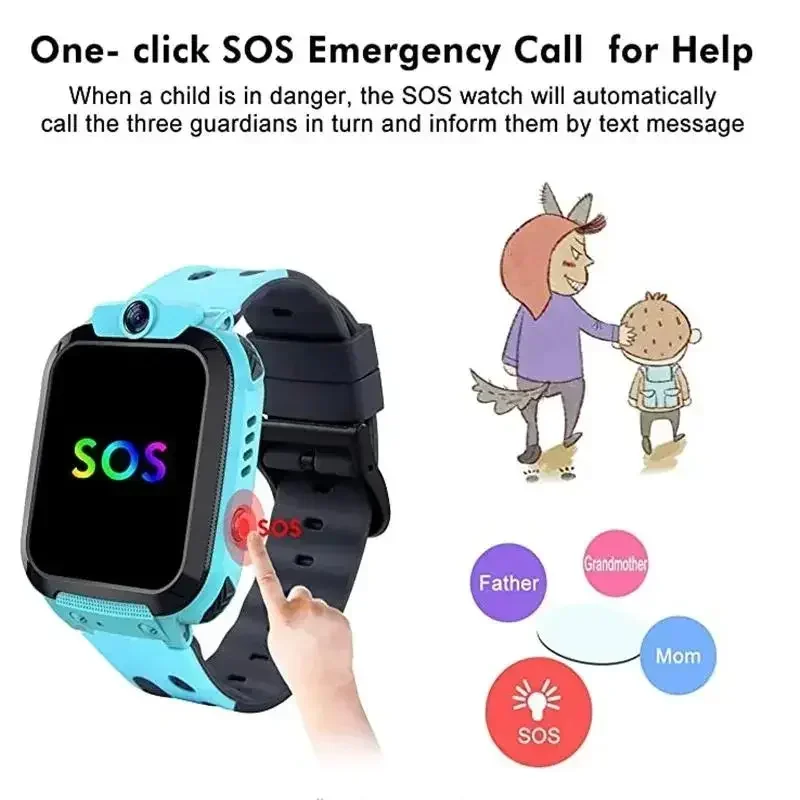 Lenovo New Smart Watch SOS Ant - Smartwatch Watches For Kids With Gps ulasan dan harga