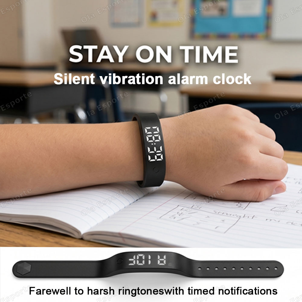 Vibrating Alarm Clock Watch He - Smartwatch Watches For Girls ulasan dan harga