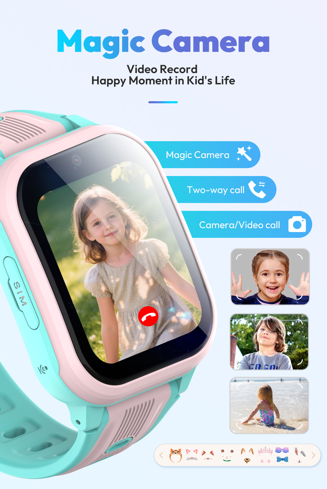 KT41 Smart Watch - 4G Phone Ch - Smartwatch Watches For Kids With Gps ulasan dan harga