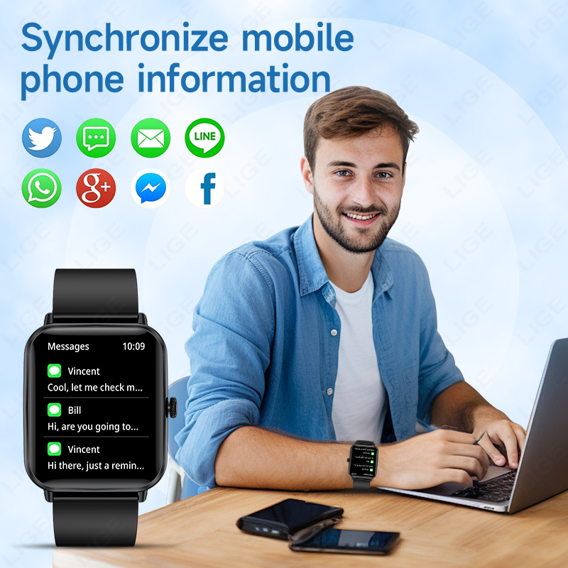 LIGE Smart Watch for Women Men - Watches Ladies Smartwatch ulasan dan harga