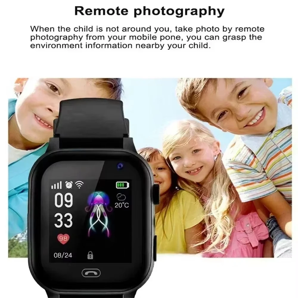 Lenovo 2026 New 4G GPS Kids Sm - Smartwatch Watches For Kids With Gps ulasan dan harga