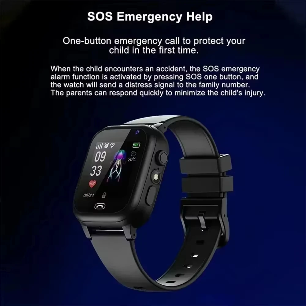 Lenovo 2026 New 4G GPS Kids Sm - Smartwatch Watches For Kids With Gps ulasan dan harga